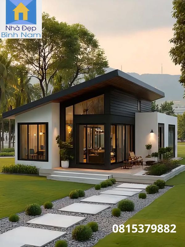 Thi công nhà đẹp lắp ghép tại Thuận An