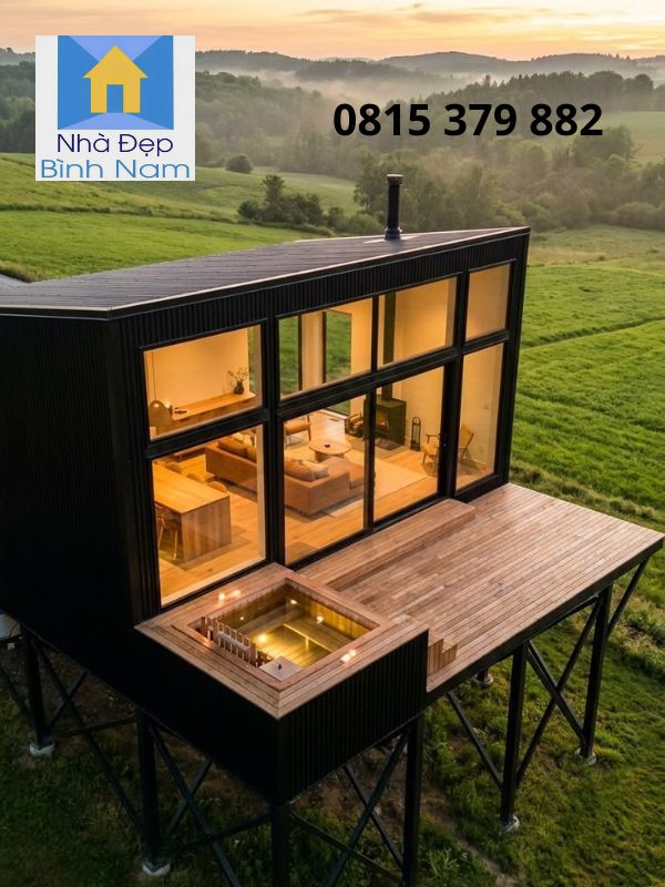 Thi công nhà đẹp lắp ghép tại Thuận An