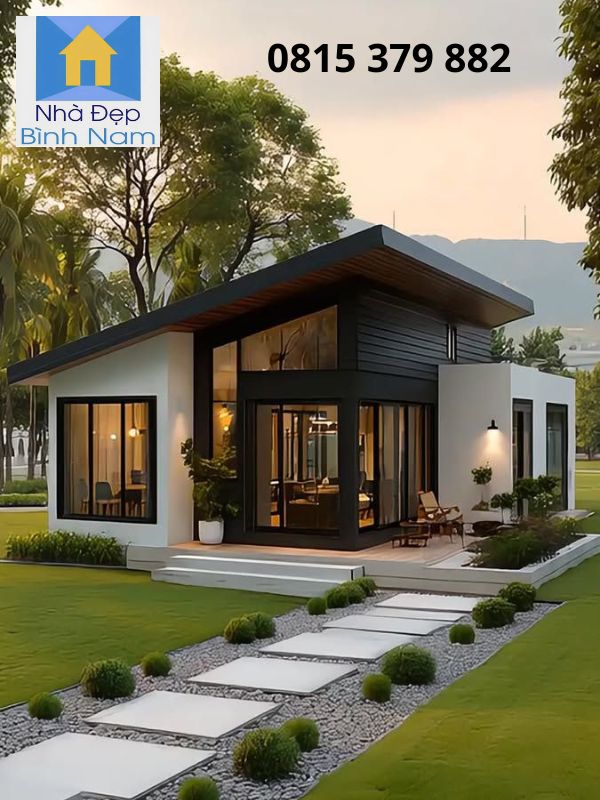 Thi công nhà đẹp lắp ghép tại Thuận An