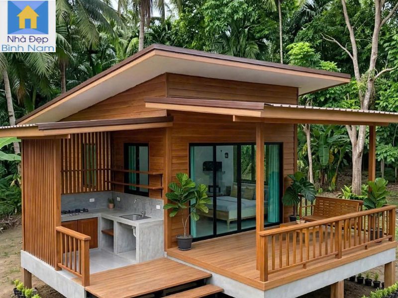 Thi công nhà đẹp lắp ghép tại Thuận An