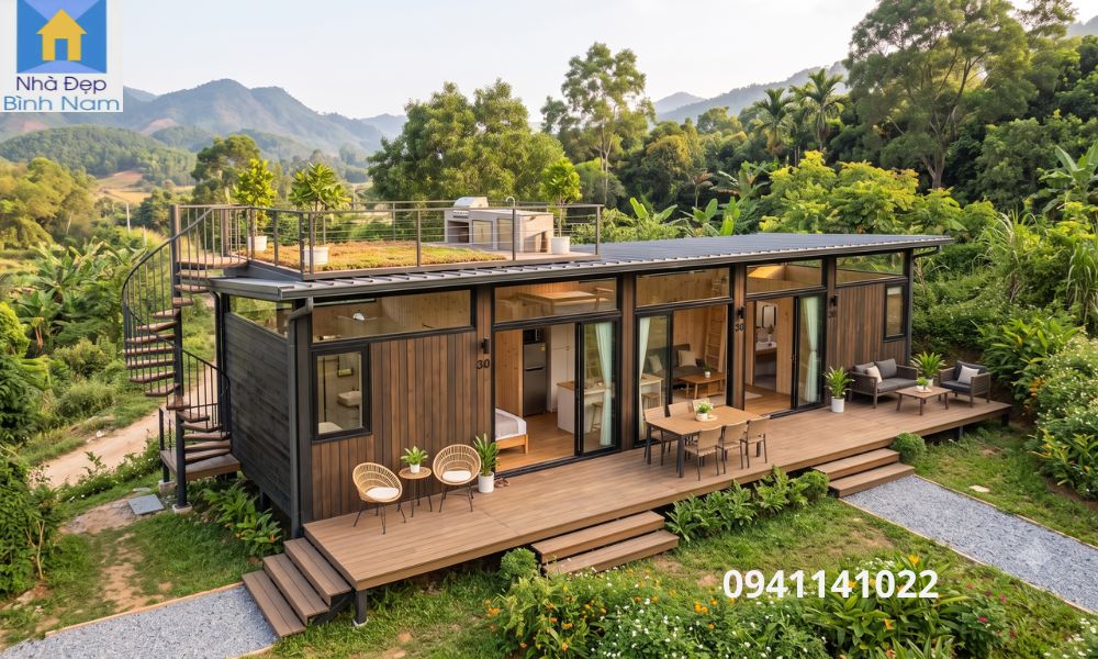 Hình ảnh căn nhà lắp ghép