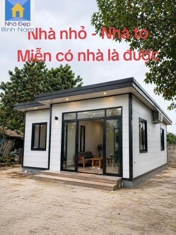 Thi công nhà đẹp lắp ghép tại Thuận An