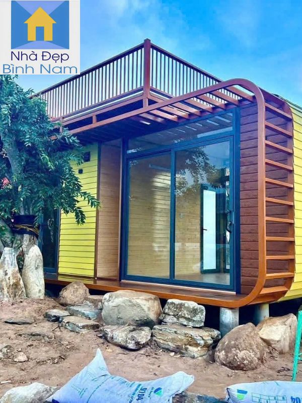 Thi công nhà đẹp lắp ghép tại Thuận An