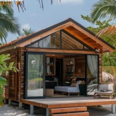 Thiết Kế Nhà Lắp Ghép Quán Cafe Tại Phường Bình Chuẩn, Thuận An